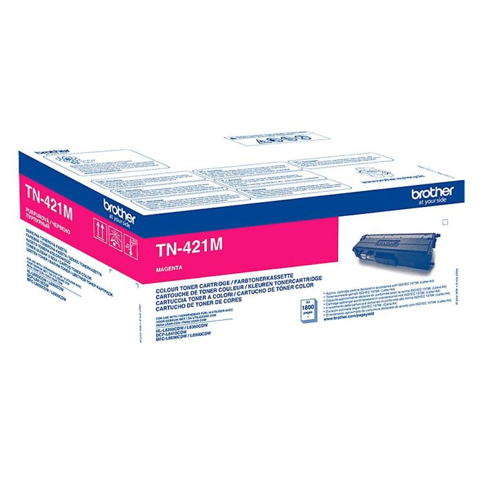 Toner Brother Tn-421 Para Dcp-L8410 Cdn - 8410 Cdw - Hl-L8260 Cdw - Mfc-L8360 Cdw - 8690 Cdw - 8900 Cdw Magenta 1