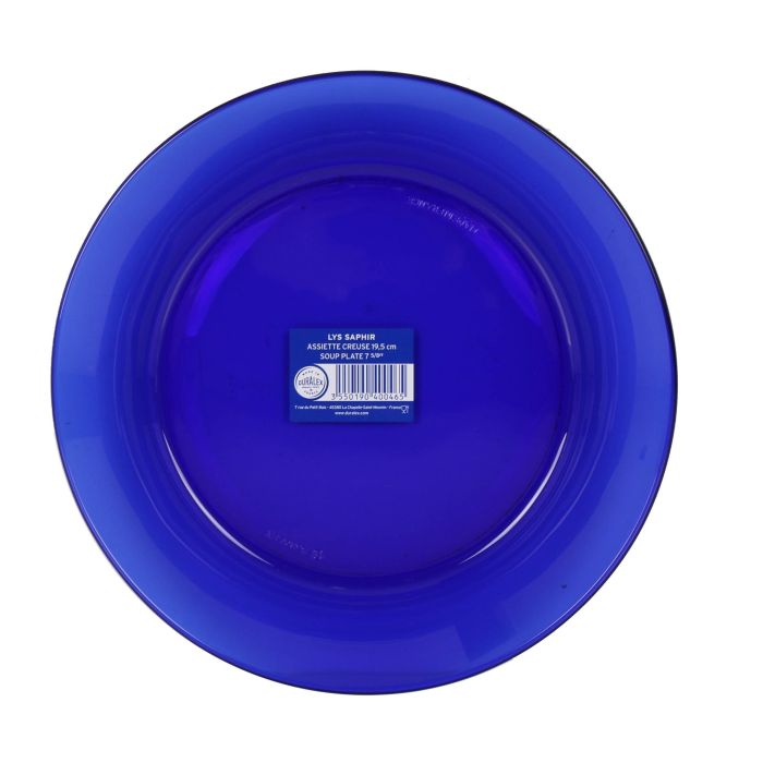 Duralex Plato Hondo 19.5 cm Lys Saphir - 20 x 20 x 3.5 cm (24 Unidades) 2