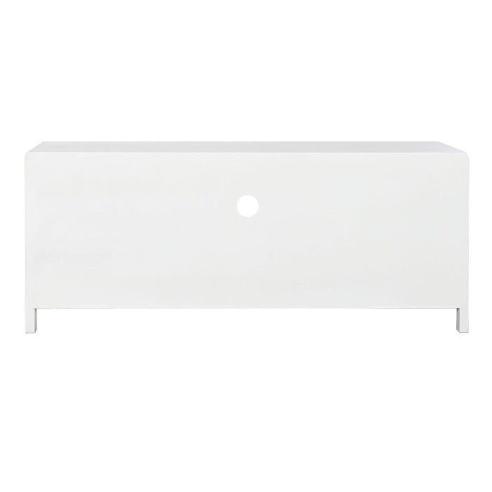 Mueble de TV Home ESPRIT Blanco Cristal Madera de Paulonia 120 x 40 x 50 cm 1 Mueble de TV Home ESPRIT Blanco Cristal Madera de Paulonia 120 x 40 x 50 cm 1
