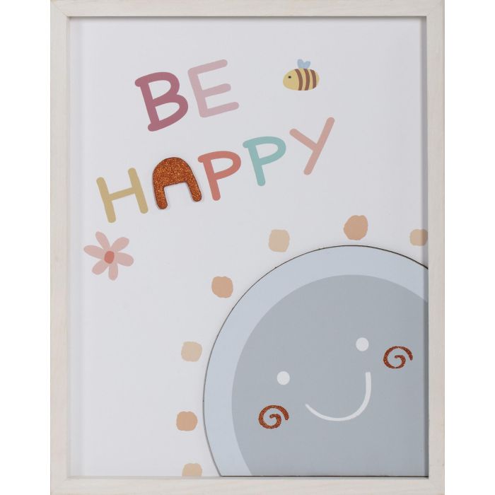 DKD Home Decor Cuadro Infantil Multicolor Blanco 2 x 50 x 40 cm (4 Unidades) 1