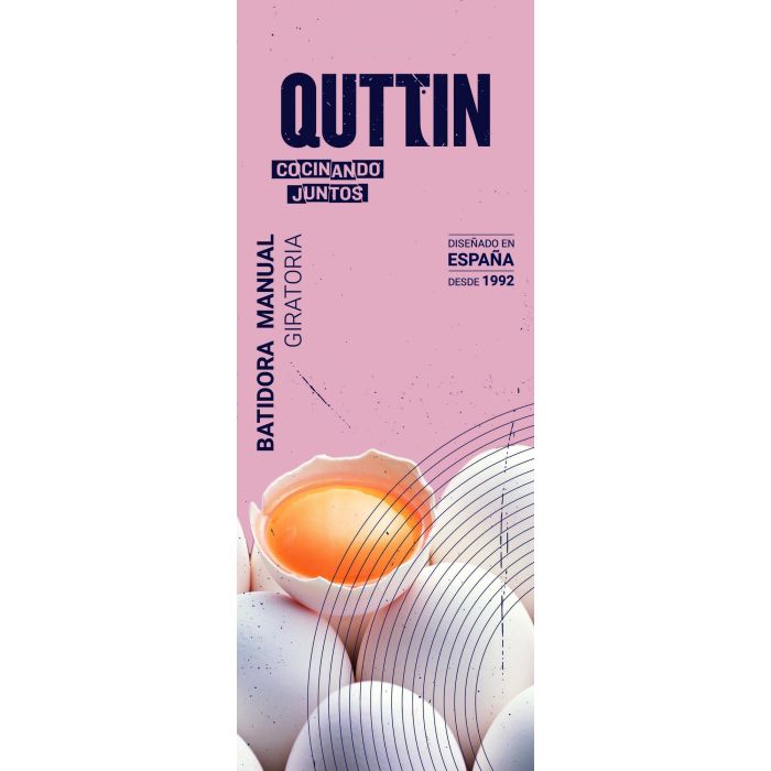 Batidora Manual Acero 30Cm Quttin (24 Unidades) 9 Batidora Manual Acero 30Cm Quttin (24 Unidades) 9
