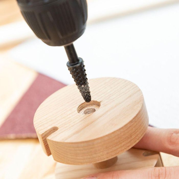 Innovagoods Set de Fresas para Taladro 10 Piezas Acero al Carbono Negro para Madera y PVC 5