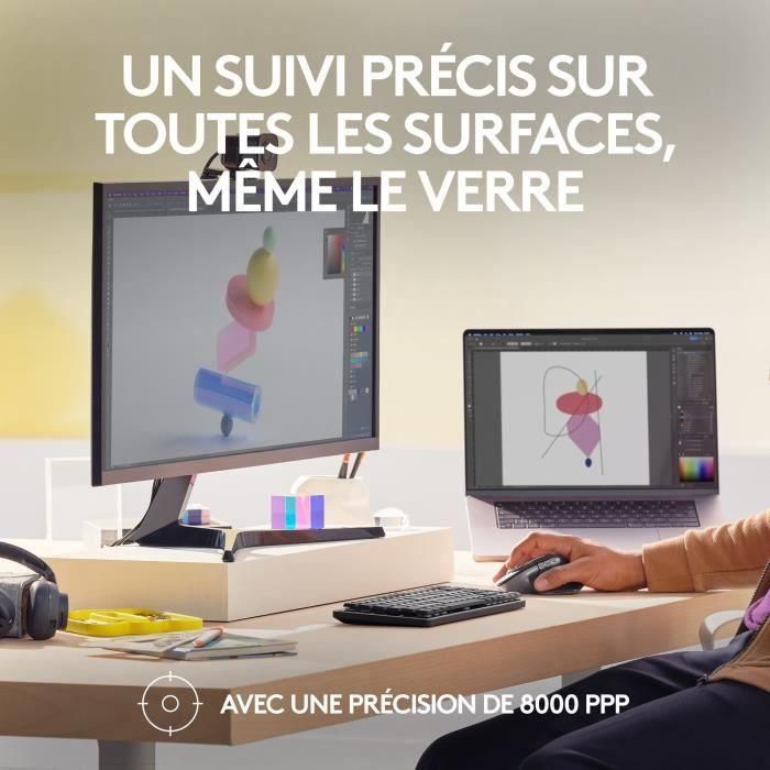 Ratón Ergonómico Inalámbrico por Bluetooth Logitech MX Master 3S For Mac/ Batería recargable/ Hasta 8000 DPI/ Gris Espacial 2 Ratón Ergonómico Inalámbrico por Bluetooth Logitech MX Master 3S For Mac/ Batería recargable/ Hasta 8000 DPI/ Gris Espacial 2
