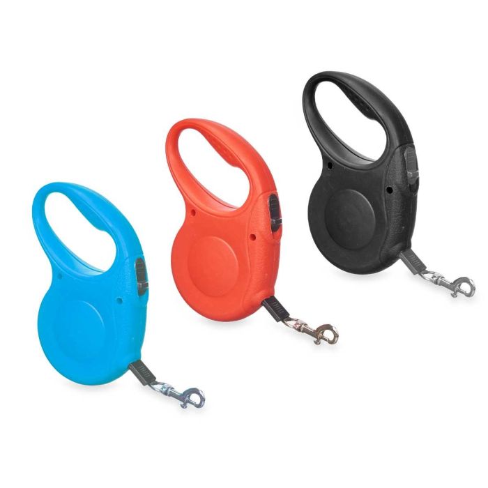 Correa Extensible Mascow 3 m - Azul, Negro, Rojo - 9x16x3 cm (12 Unidades) 1