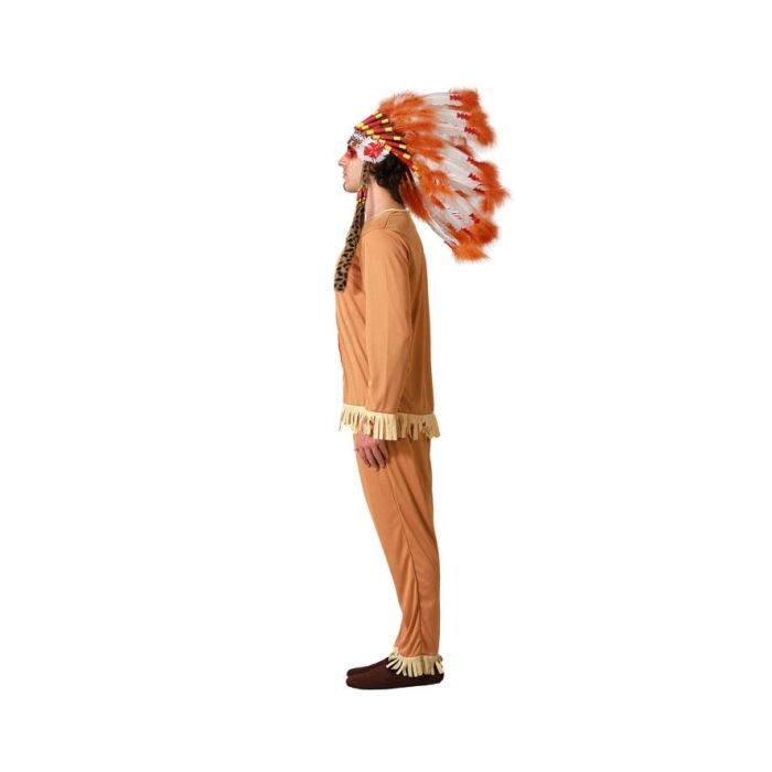 Disfraz Indio Hombre Adulto Marrón Claro XL 1 Disfraz Indio Hombre Adulto Marrón Claro XL 1