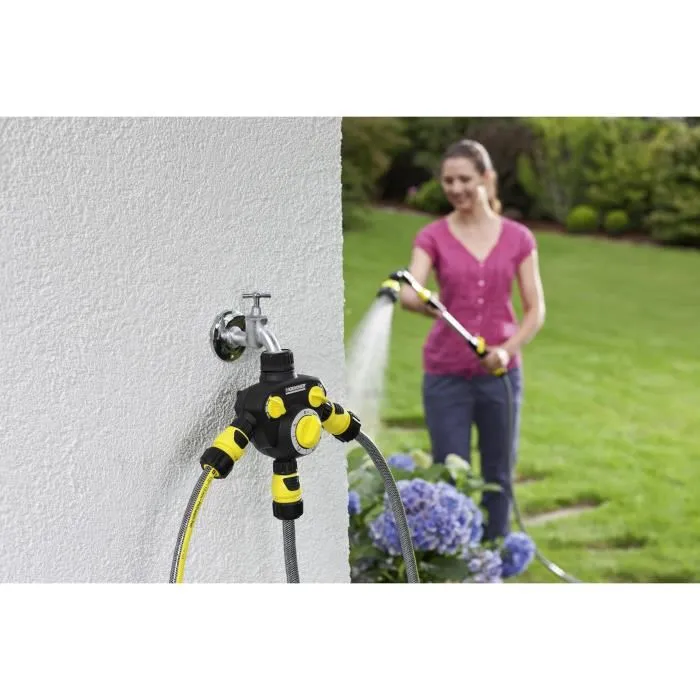 Karcher Temporizador de Riego WT 2 con 3 Salidas de Agua Independientes 1