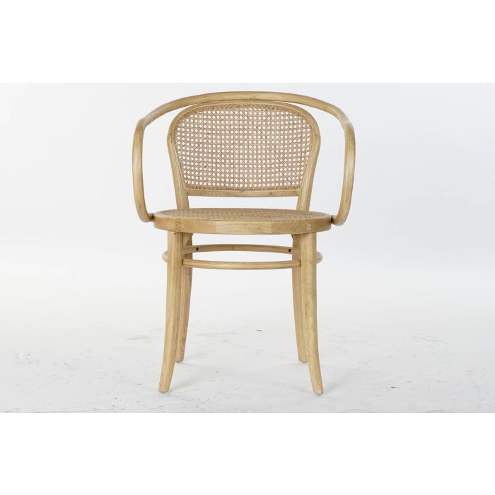 DKD Home Decor Silla Horeca Medallon fuyan 58x79.5x58 cm Olmo Ratan Natural 4