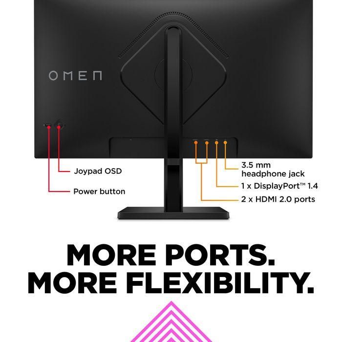 HP OMEN by HP 27 inch QHD 165Hz Gaming Monitor - OMEN 27q 1 HP OMEN by HP 27 inch QHD 165Hz Gaming Monitor - OMEN 27q 1