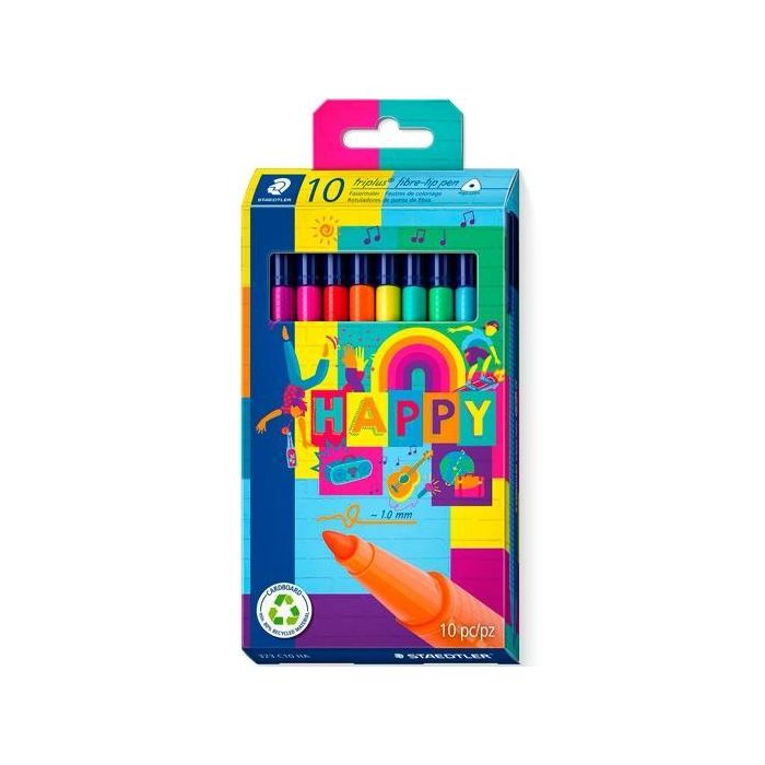 Staedtler Rotulador Triplus Color 323 Estuche 10 C-Surtidos