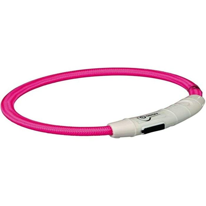Collar LED para Mascotas Trixie Rosa M/L 4 Collar LED para Mascotas Trixie Rosa M/L 4