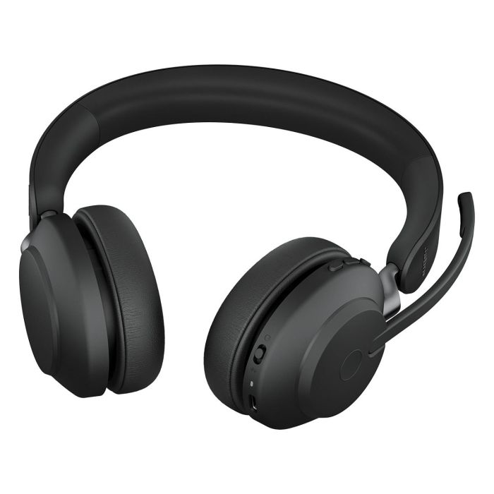 Jabra Evolve2 65 Stereo UC Auriculares Inalámbricos USB-A Negro con Estación de Carga y Link 380 4