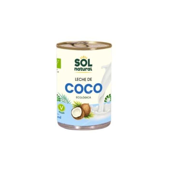 SOLNATURAL Leche de Coco para Cocinar Bio 400ml