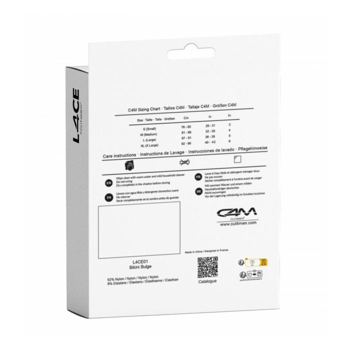 Tanga Cut4men Negro L 4 Tanga Cut4men Negro L 4