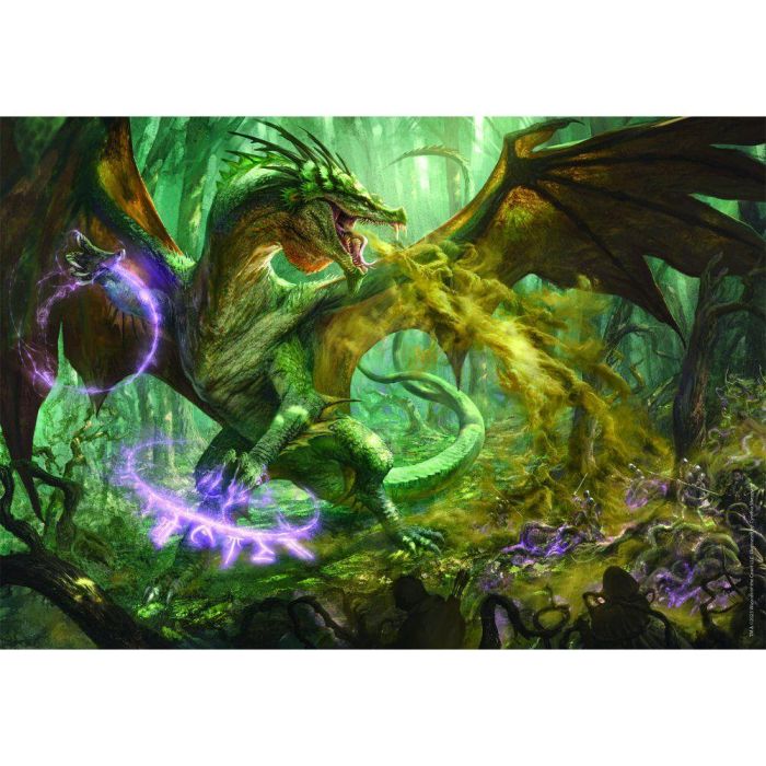 Clementoni Puzzle Dragones y Mazmorras 1000 Piezas 70x50cm