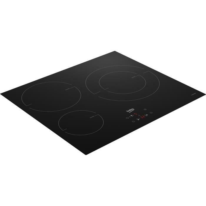 Beko HII63405MT Placa de inducción 3 fuegos Negro 1
