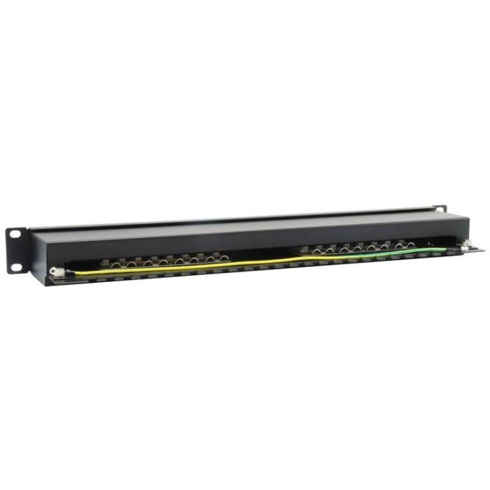Equip Patchpanel 16x RJ45 Cat6 19" FTP 1HE ISO/IEC schwarz 1