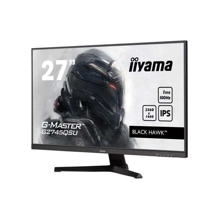 Iiyama G2745QSU-B2 Monitor Gaming 27" IPS Wide Quad HD 2560x1440 1ms 100Hz 300cd/m² Negro 4 Iiyama G2745QSU-B2 Monitor Gaming 27" IPS Wide Quad HD 2560x1440 1ms 100Hz 300cd/m² Negro 4