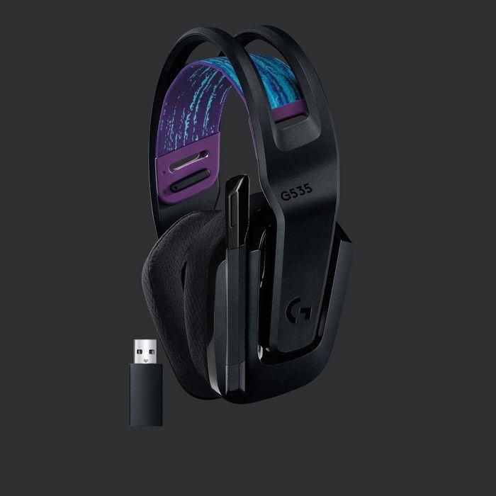 Logitech G535 LIGHTSPEED Auriculares Gaming Inalámbricos, Negro, Conectividad 2.4 GHz 4 Logitech G535 LIGHTSPEED Auriculares Gaming Inalámbricos, Negro, Conectividad 2.4 GHz 4