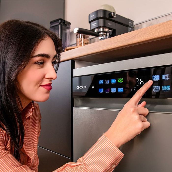 Lavavajillas Cecotec Bolero Aguazero 6210 Inox D 60 cm Acero 7