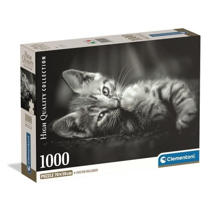 CLEMENTONI - Compacto 1000 piezas - Kitty CLEMENTONI - Compacto 1000 piezas - Kitty