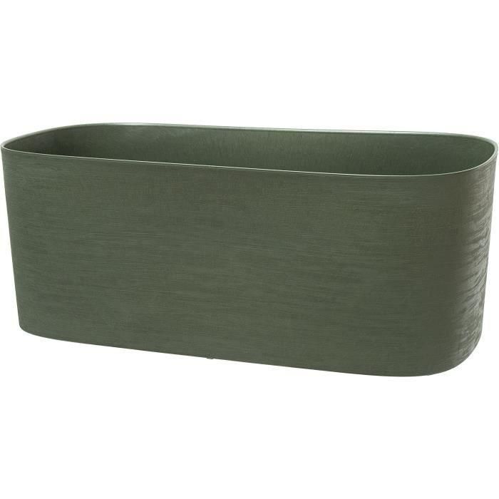 Jardinera XL con reserva de agua - GARDEN ID Respect - Verdigris 80 x 38 cm - 100% residuos domésticos - 100% reciclable Jardinera XL con reserva de agua - GARDEN ID Respect - Verdigris 80 x 38 cm - 100% residuos domésticos - 100% reciclable