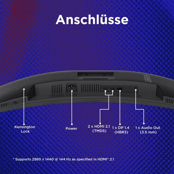 Monitor Lenovo 67C7GACBEU 34" Wide Quad HD 2 Monitor Lenovo 67C7GACBEU 34" Wide Quad HD 2