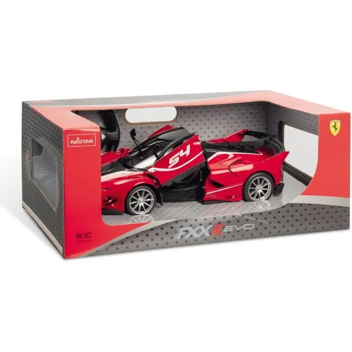 MONDO MOTORS Ferrari FXX K Evo R/C Coche Radiocontrolado 1:14 con Puertas que Abren y Faros Iluminados 3