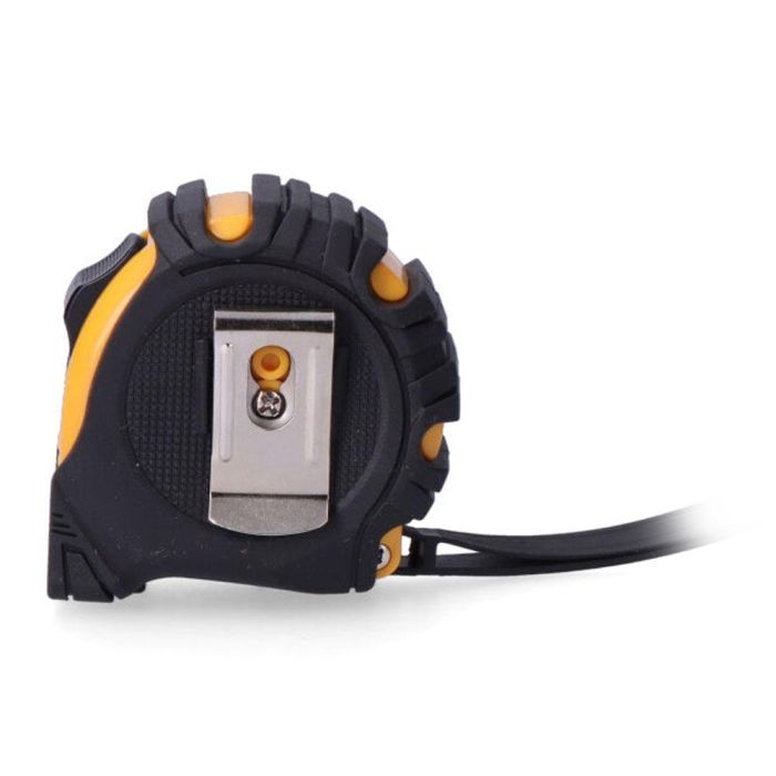 Koma Tools Flexómetro Standard 3 m x 16 mm, Cuerpo ABS Antideslizante con 2 Posiciones de Bloqueo y Clip para Cinturón, Cinta Amarilla Mate 3