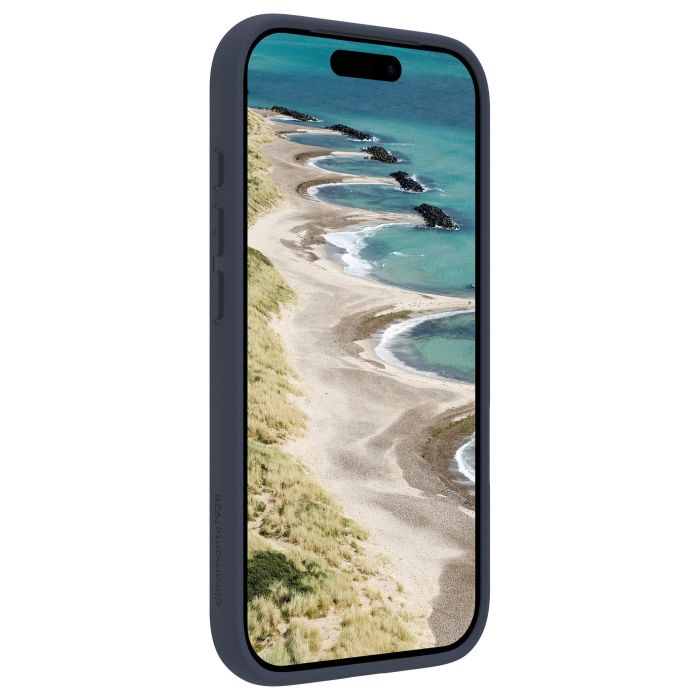 dbramante1928 Grenen Funda para Apple iPhone 17 Pro Azul, Compatible con MagSafe, Plástico Reciclado 100%, Resistente a Impactos (Caídas de hasta 2 m)