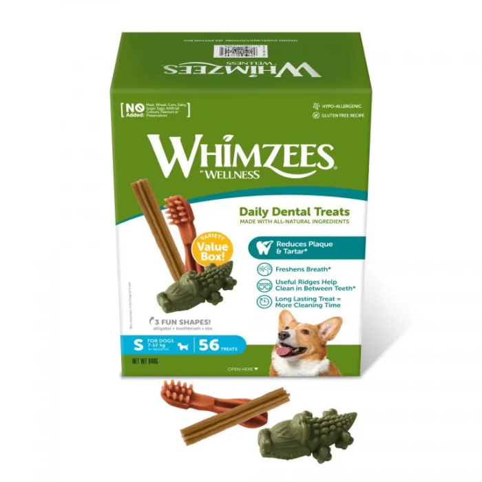 Whimzees Caja Variety Value Box S 56 Unidades