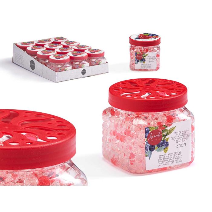Ambientador Bolas Gel Frutos Rojo 300 Gm Acorde 8X9CM (12 Unidades) Ambientador Bolas Gel Frutos Rojo 300 Gm Acorde 8X9CM (12 Unidades)