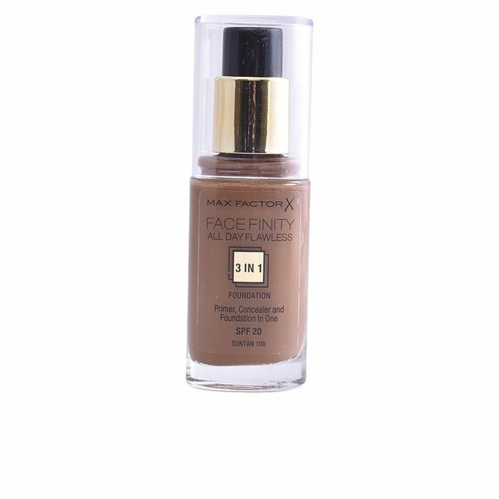 Base de Maquillaje Fluida Max Factor Face Finity 3 en 1 30 ml 1