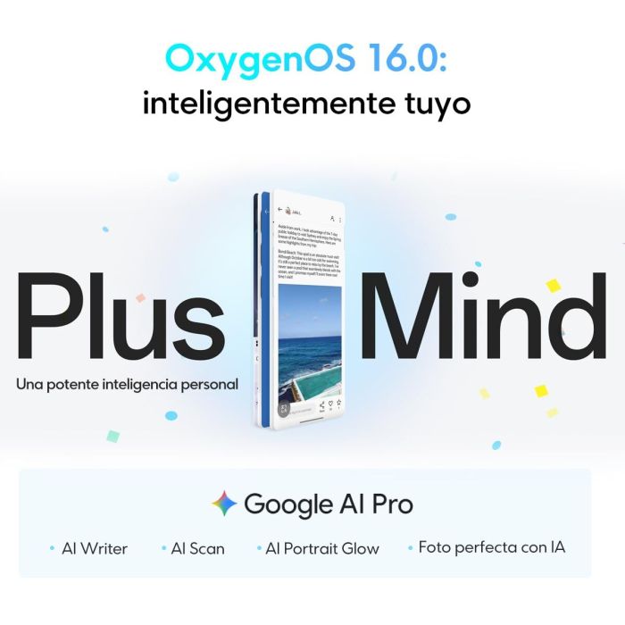 Smartphone OnePlus 15 5G 6,78" Octa Core 16 GB RAM 512 GB Negro 5