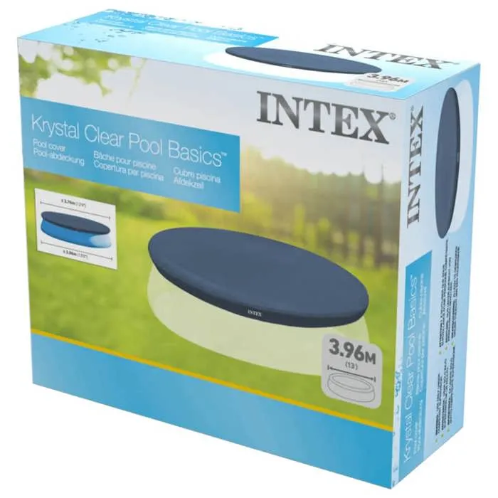 Intex Lona para Piscina Redonda Independiente Ø3.96m Protectora Cubierta Solapa 30cm 2