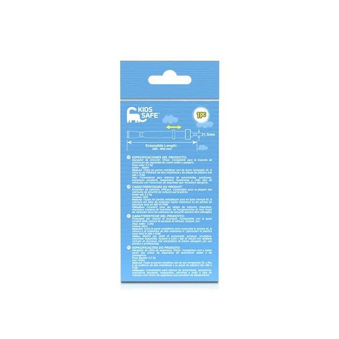 Prolongador Ajustable Cinturon Coche Extenible 60 cm Cs6 KS1203 2 Prolongador Ajustable Cinturon Coche Extenible 60 cm Cs6 KS1203 2