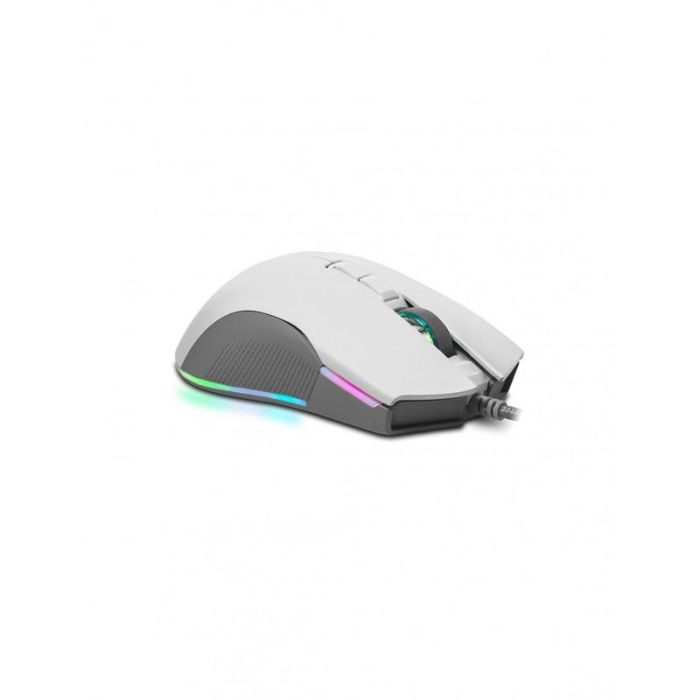 Newskill Ratón Gaming Eos Ivory Blanco 16000 DPI RGB 7 Botones Programables Precisión 250 IPS Durabilidad 20 Millones de Clics Compatible Windows macOS 4