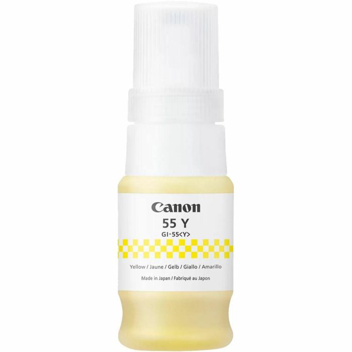 Canon Bote Tinta Amarillo Pixma Maxify Gx 1050-2050 - Gi 55Y 8 Canon Bote Tinta Amarillo Pixma Maxify Gx 1050-2050 - Gi 55Y 8