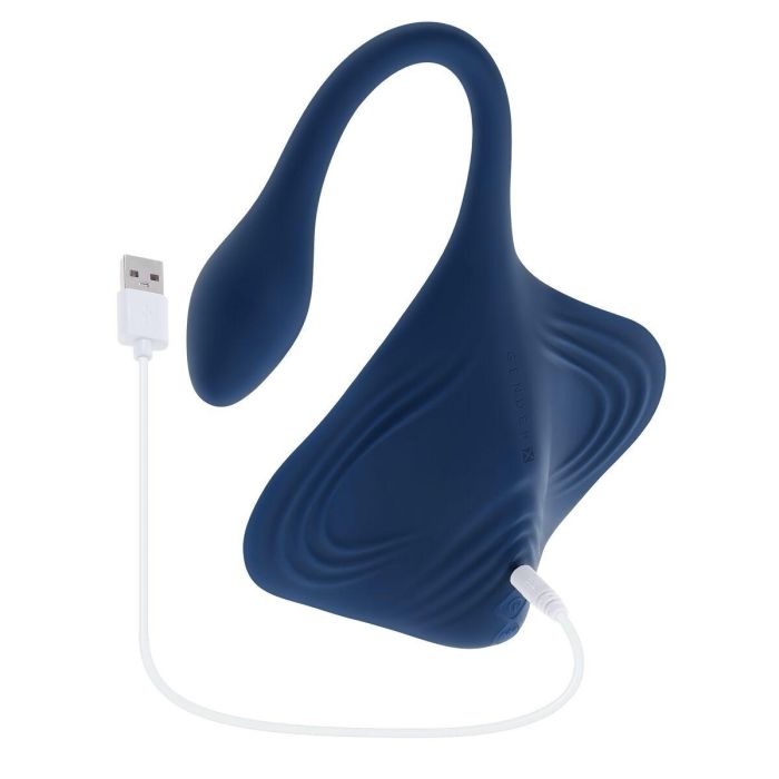 Vibrador Anal Negro Evolved Gender X Azul 21 Vibrador Anal Negro Evolved Gender X Azul 21