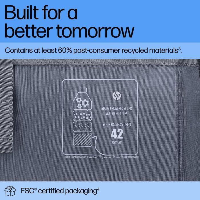 HP Travel Plus 22L Mochila para Portátil de 16 Pulgadas - Compañero de Viaje con Múltiples Compartimentos 4