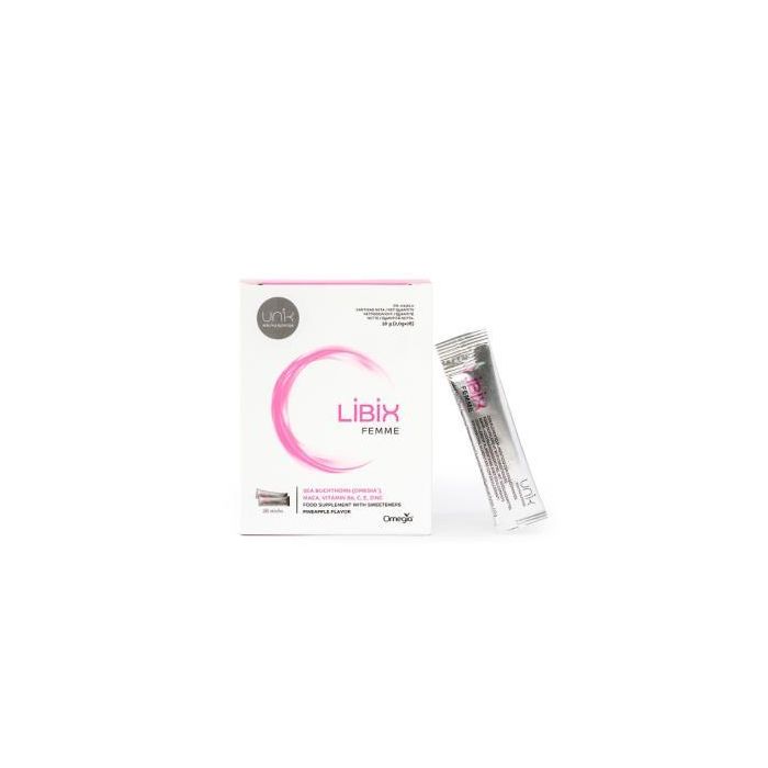 Unik Meno Wellness: Complemento para Menopausia, Sequedad Vaginal y Libido con Espino Amarillo y Maca - 28 Sticks