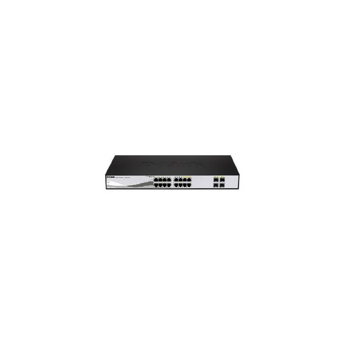 D-Link Switch DGS-1210-16 16 Puertos Gigabit Gestionado, 16 x 10/100/1000 + 4 x SFP, SNMP, VLAN, QoS D-Link Switch DGS-1210-16 16 Puertos Gigabit Gestionado, 16 x 10/100/1000 + 4 x SFP, SNMP, VLAN, QoS