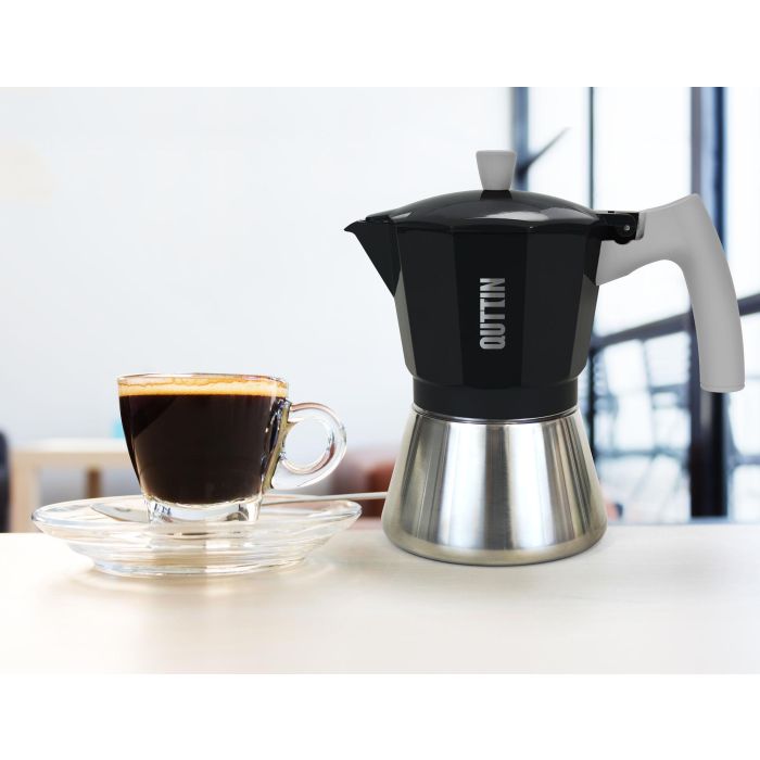 Cafetera 3 Serv.Induccion Acero/Alu Quttin (6 Unidades) 3 Cafetera 3 Serv.Induccion Acero/Alu Quttin (6 Unidades) 3