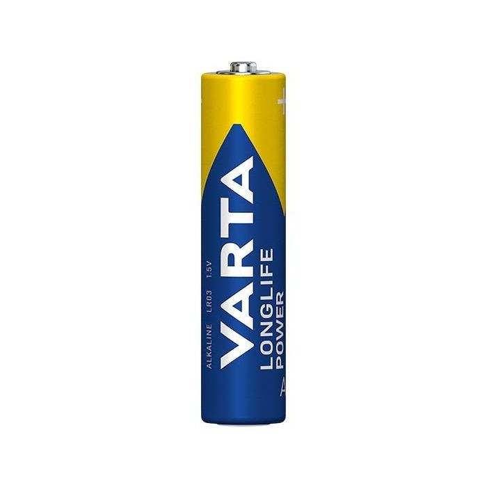 Pila varta alkalina longlife power aaa - lr03 (blister 4 unid.) ø10,5x44,5mm 2