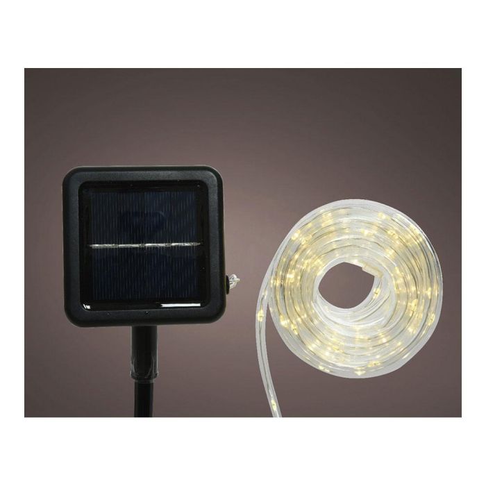 Tubo luminoso solar 4,95m 100 leds luz cálida lumineo 1