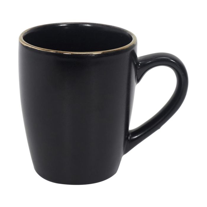 Home Deco Factory Mug 350 Ml Moscou Negro con Ribete Dorado 12,5x8,5 cm 0 Home Deco Factory Mug 350 Ml Moscou Negro con Ribete Dorado 12,5x8,5 cm 0