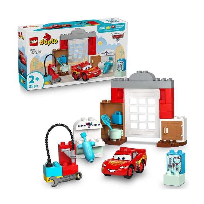 Lego Duplo Disney: Visita de McQueen al Taller de Doc - Juego de Construcción para Niños 2+ Años 3 Lego Duplo Disney: Visita de McQueen al Taller de Doc - Juego de Construcción para Niños 2+ Años 3