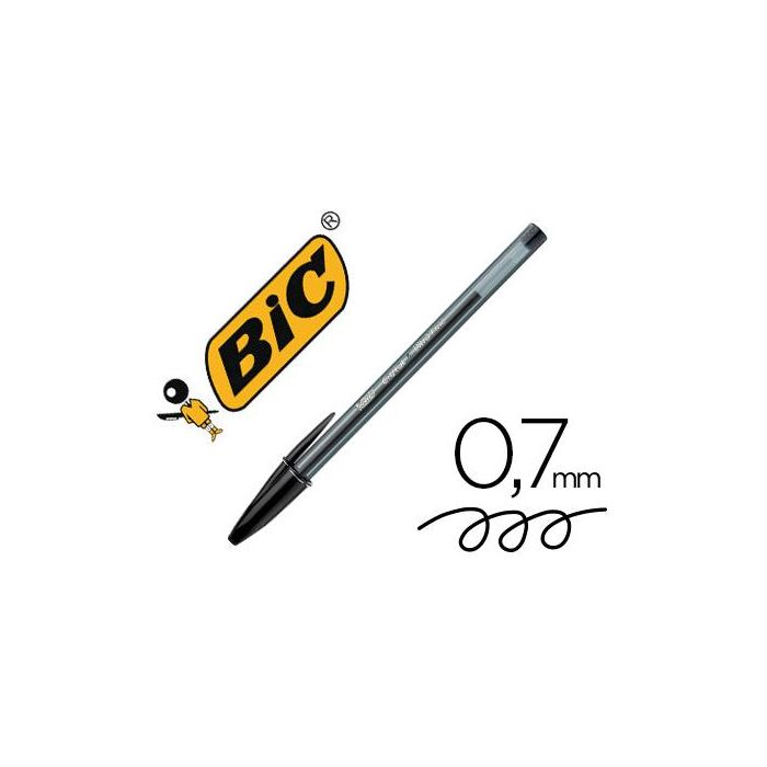 Bic Cristal Bolígrafo Exact Ultra Fine Negro Caja 20 Ud