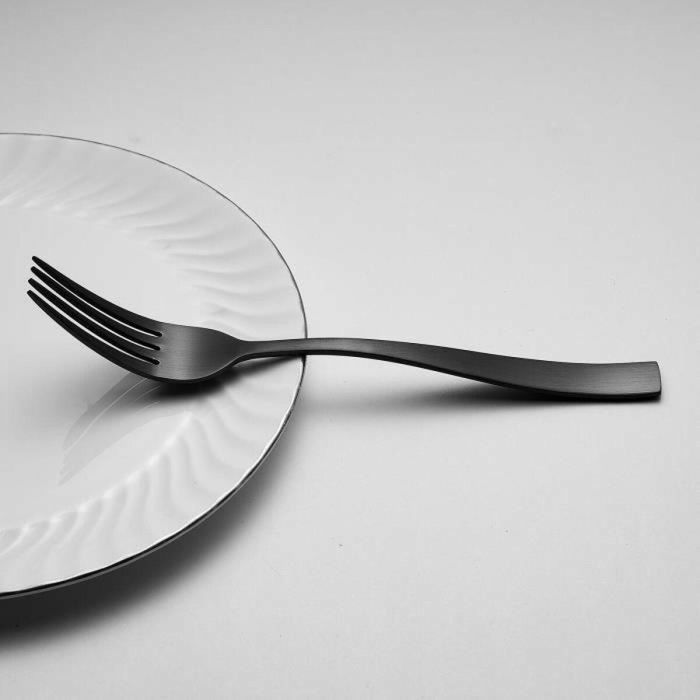 Cubertería Arthur Martin AM5136 Negro Acero Inoxidable 24 Piezas 3 Cubertería Arthur Martin AM5136 Negro Acero Inoxidable 24 Piezas 3