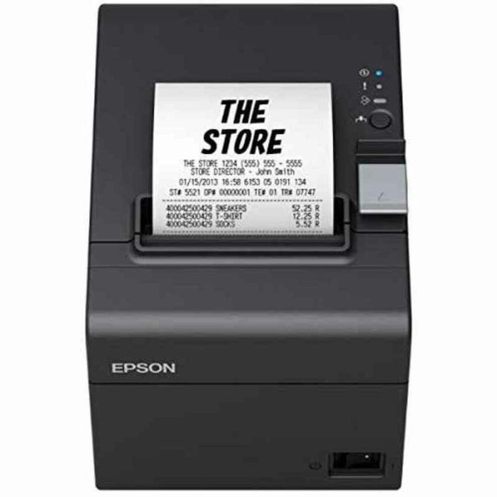 Epson TM-T20III Impresora de Recibos POS Térmica Directa 203 DPI, 250 mm/s, Ancho 80 mm, USB/Serie/Ethernet, Ahorro Papel, Negro Epson TM-T20III Impresora de Recibos POS Térmica Directa 203 DPI, 250 mm/s, Ancho 80 mm, USB/Serie/Ethernet, Ahorro Papel, Negro