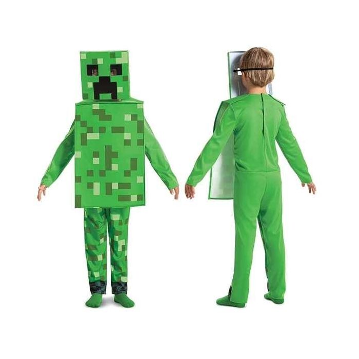 Disfraz minecraft creeper lujo t. 7-8 años 1 Disfraz minecraft creeper lujo t. 7-8 años 1